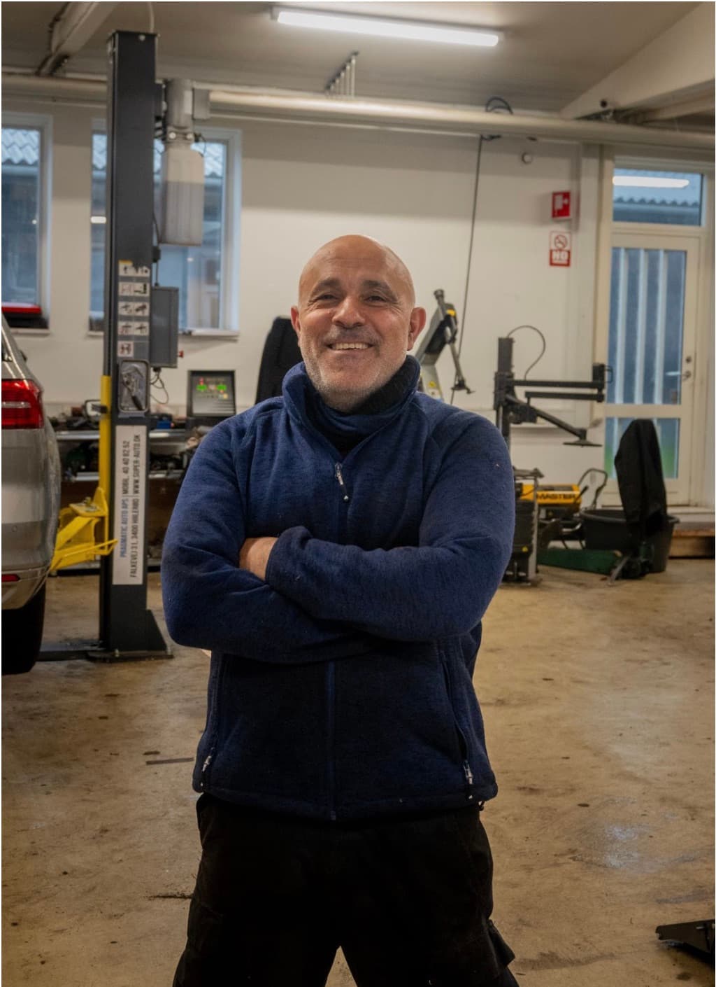 Youssef, lokal mekaniker hos Super Auto i Hillerød